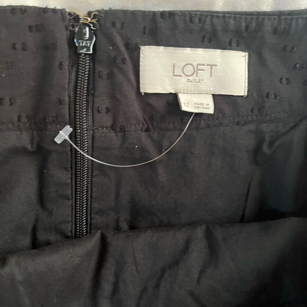 Loft outlet black skirt